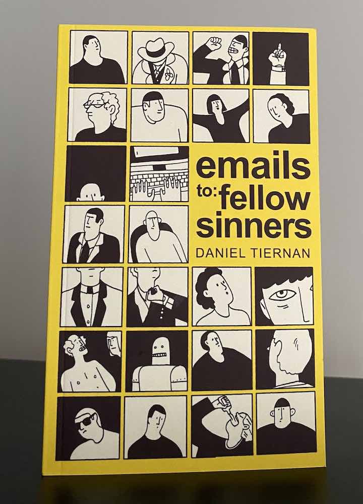 physical copy of book, Emails to Fellow Sinners